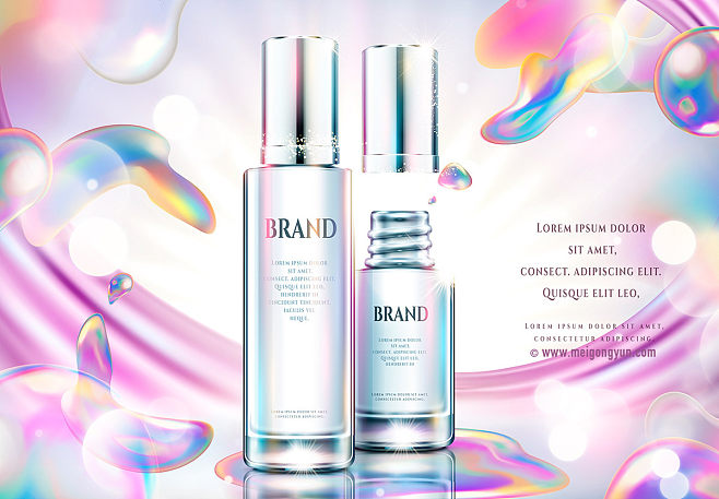 AI科技赋能护肤品海报设计 食用油原料的跨界魅力